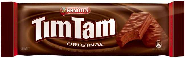 Tim Tam 原味濃郁巧克力夾心餅乾200g Arnotts Tim Tam Chocolate Biscuits Original 200g