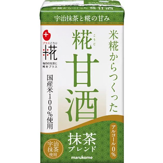 Marukome 抹茶味米麴甘酒飲料(無酒精)125ml