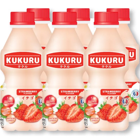 Kukuru 草莓乳酸飲280ml*6