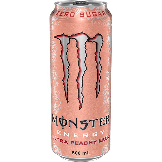 Monster 酸甜蜜桃味能量飲料500ml