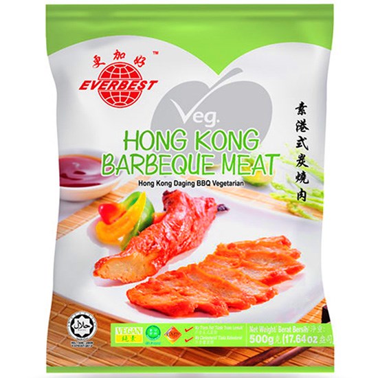 Ever Best 冷凍素港式炭燒肉 500g Ever Best Frozen Vegetarian Hong Kong BBQ Meat 500g