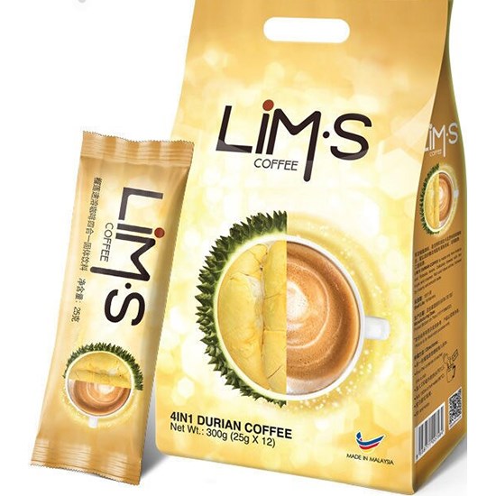 益昌 lim's 4合1榴槤咖啡(12p)300g