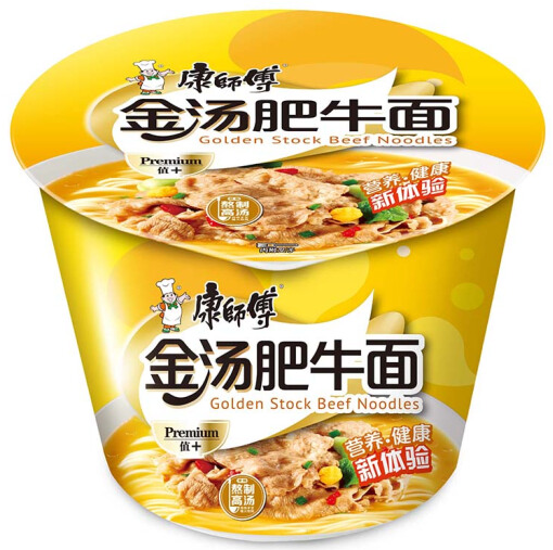 康師傅 金湯肥牛麵(碗)110g KSK Golden Stock Beef Noodles 110g