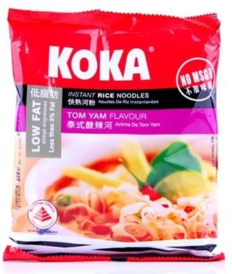 KOKA 低脂肪泰式酸辣味河粉70g KOKA Low Fat Tom Yum Flv. Rice Noodles 70g