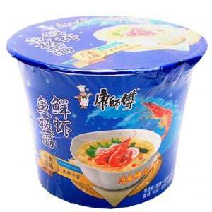 康師傅 鮮蝦魚板碗麵100g KSF Seafood Noodle (Bowl) 100g
