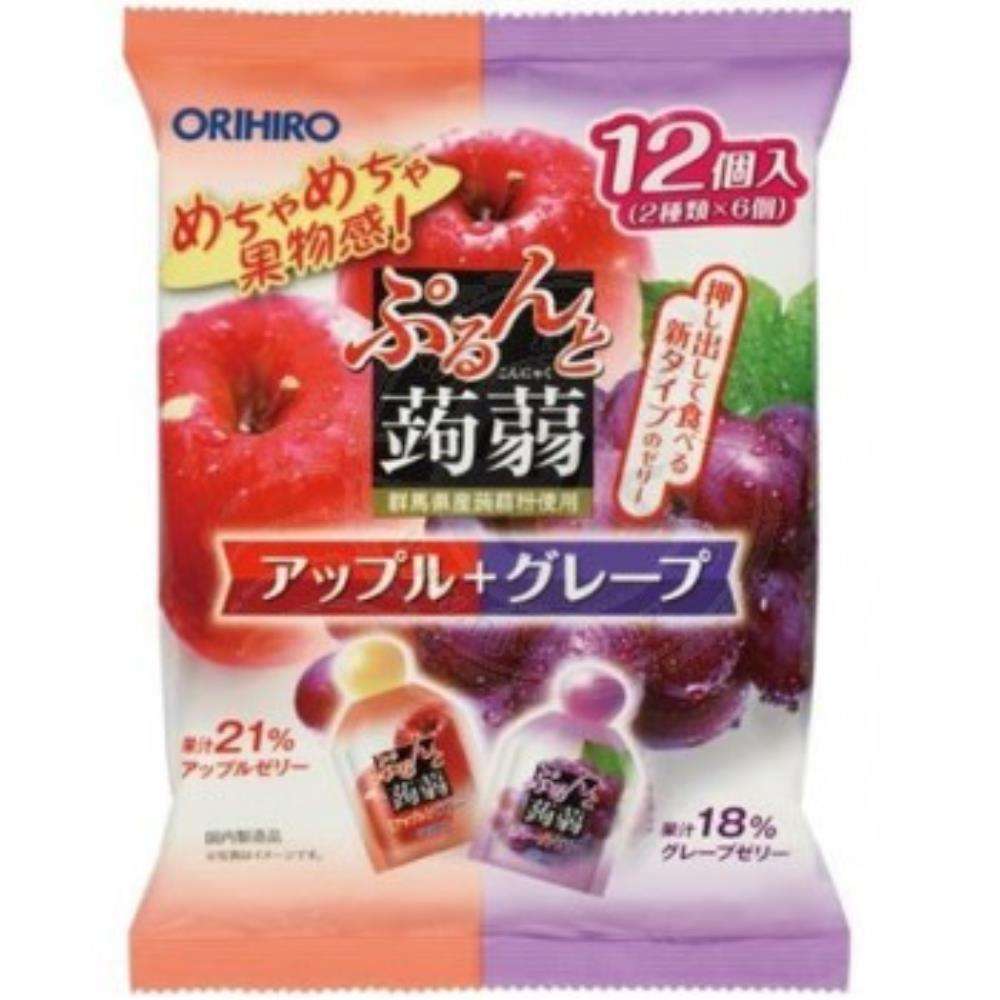 Orihiro 蒟蒻果凍蘋果葡萄味240g Orihiro Jelly Apple & Grape 240g