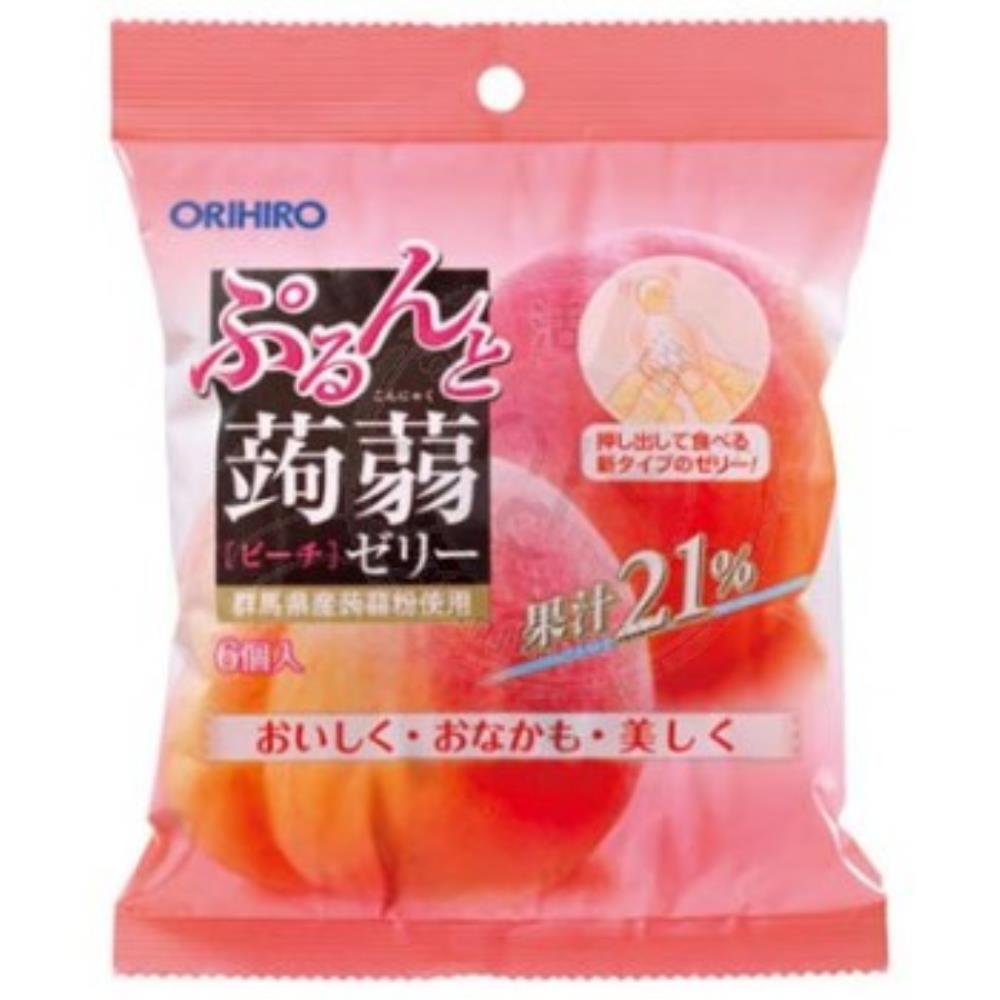Orihiro 蒟蒻果凍桃子味120g Orihiro Jelly Peach 120g