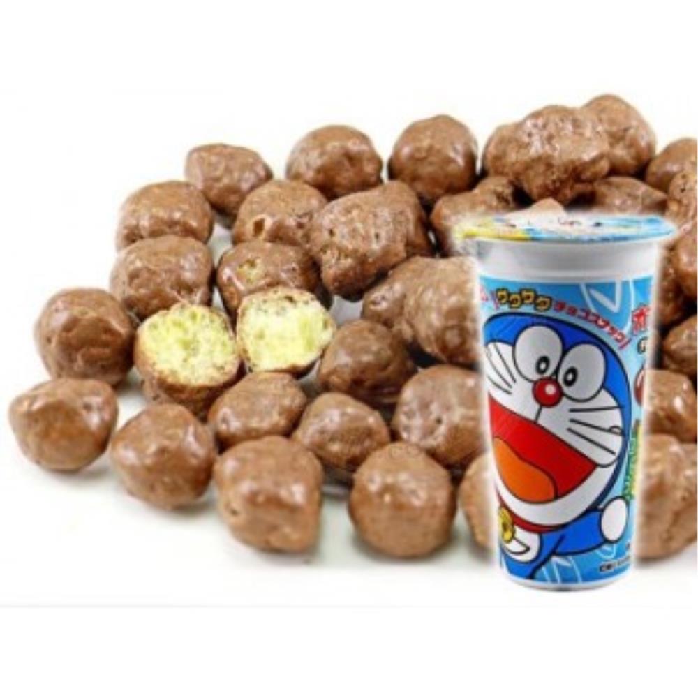 Lotte 多啦A夢粟米脆心牛奶巧克力豆38g Lotte Doraemon Chocolate 38g