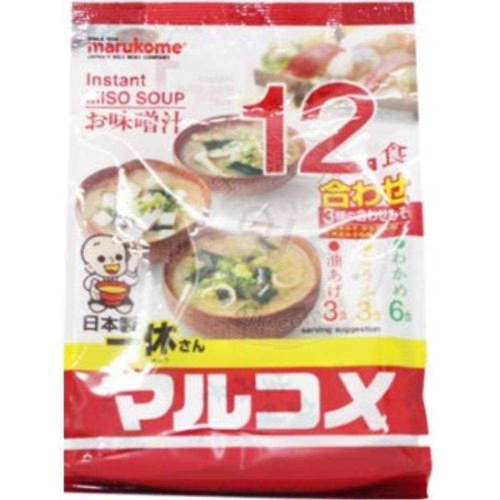 Marukome 即食調味味噌湯包(12p)213g Marukome Instant Miso Soup (12p) 213g