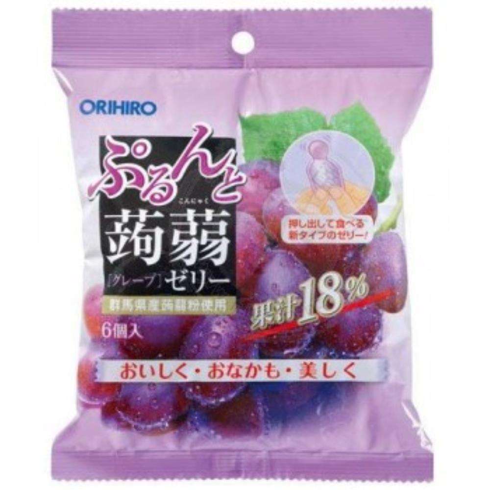 Orihiro 蒟蒻果凍葡萄味120g Orihiro Jelly Grape Flv. 120g