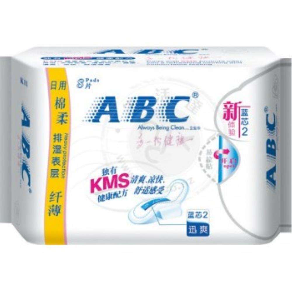 ABC K11日用纖薄棉柔排濕表層 (8P)