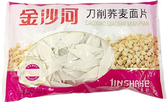 金沙河 蕎麥刀削麵片250g JSH Dried Knife Shaved Buckwheat Noodle 250g