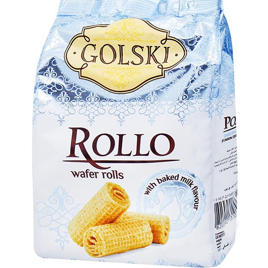 Golski Rollo 牛奶威化捲100g