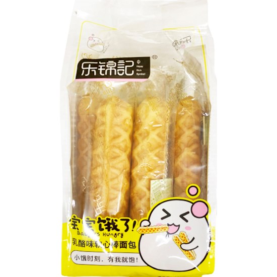 樂錦記 乳酪味軟心棒麵包192g