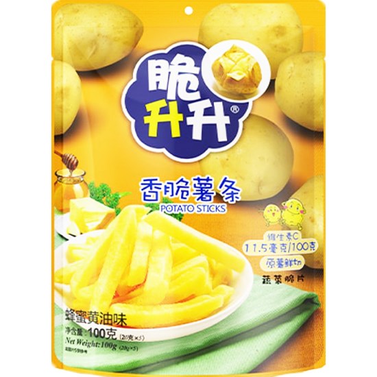 脆升升 蜂蜜黃油味香脆薯條100g
