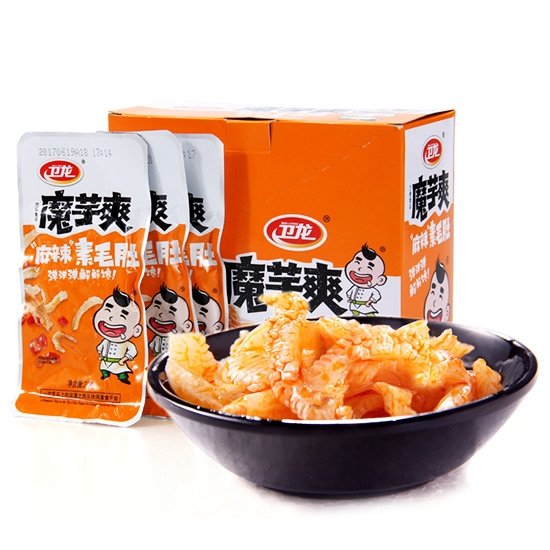 衛龍 魔芋爽 麻辣素毛肚(20入)360g WL Konjac Snack Hot & Spicy (20p) 360g