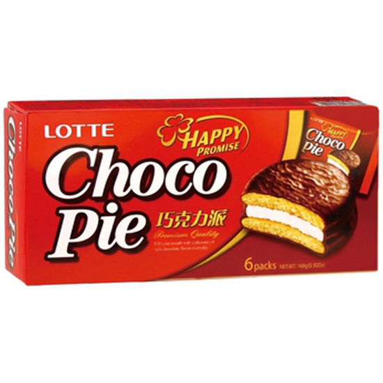 Lotte 巧克力派(6入)168g Lotte Chocolate Pie (6p) 168g