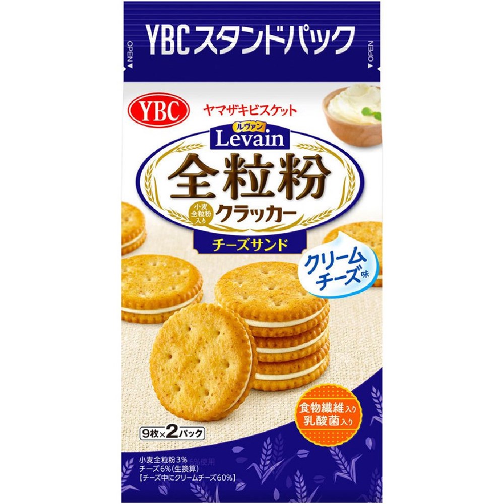 山崎YBC 酵母奶油起司夾心餅乾 18枚 Ybc Cream Cheese Biscuit 18Pcs
