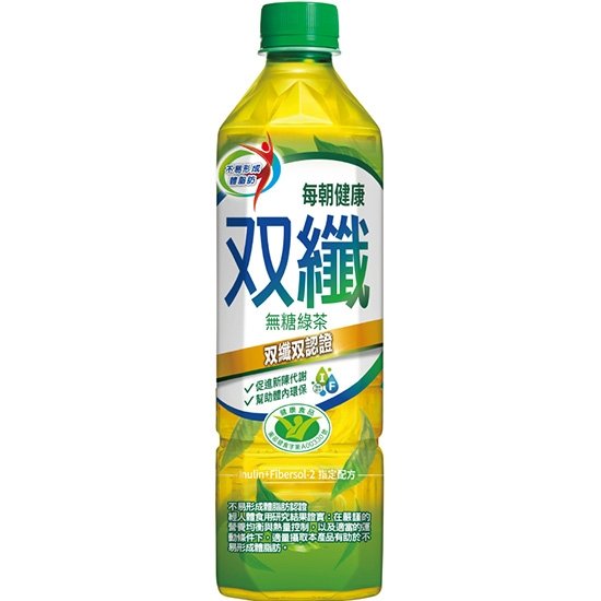 每朝健康 無糖雙纖綠茶650ml MZJK Inulin & Firbersol Green Tea No Sugar 650g