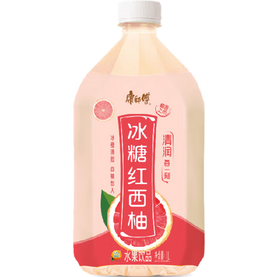 康師傅 冰糖紅西柚飲料1L KSF Red Grapefruit Juice Drink With Rock Sugar 1L