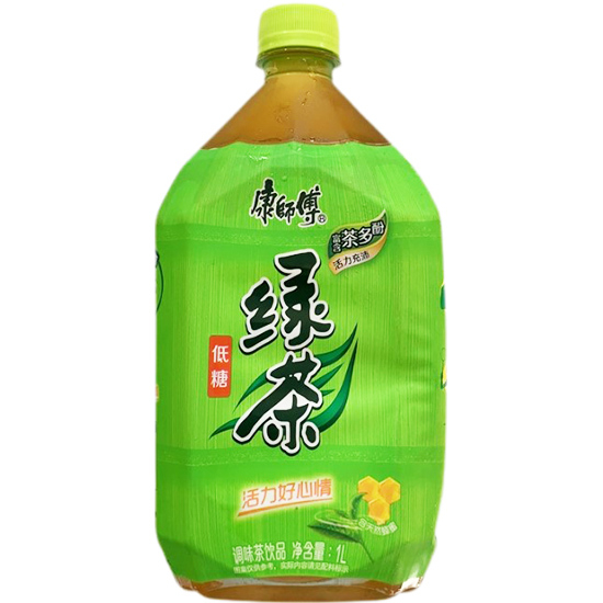 康師傅 低糖綠茶飲料1L KSF Green Tea Drink Less Sugar 1L