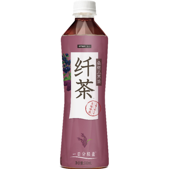 元氣森林 纖茶 無糖桑葚五黑茶500ml YQSL Wuhei Herbal Tea Mulberry No Sugar 500ml