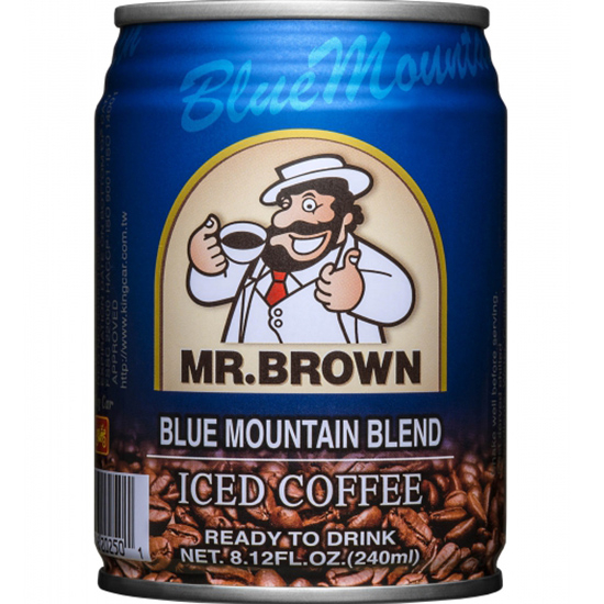Mr Brown 藍山咖啡(罐)240ml Mr Brown Iced Coffee Blue Mountain Blend 240ml