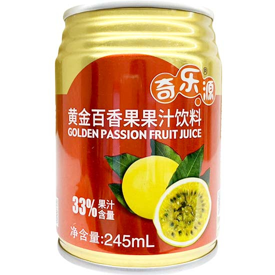 奇樂源 黃金百香果汁飲料245g QLY Golden Passionfruit Juice Drink 245ml
