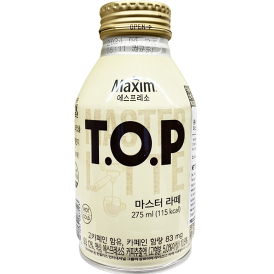 Maxim TOP 拿鐵咖啡飲料275ml