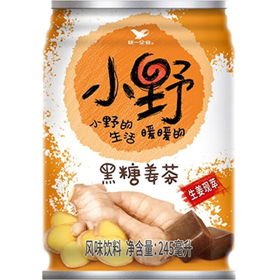 小野 黑糖薑茶飲料245ml