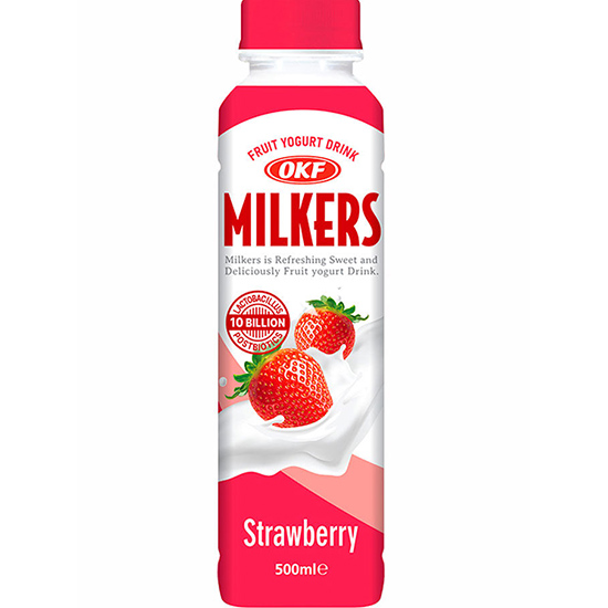 OKF 草莓味優格飲料500ml