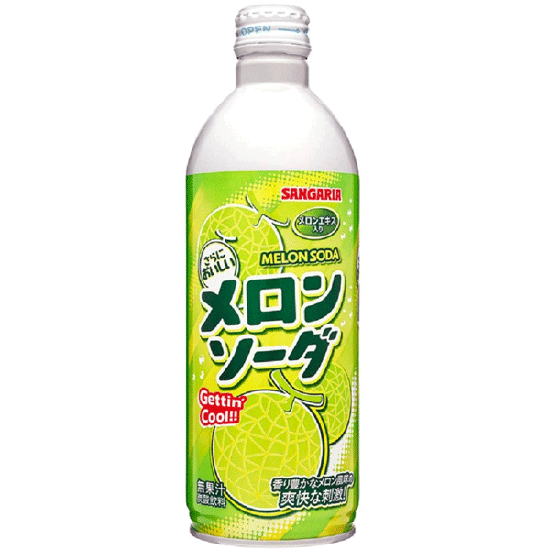 Sangaria 碳酸汽水哈密瓜味500ml Sangaria Melon Soda 500ml