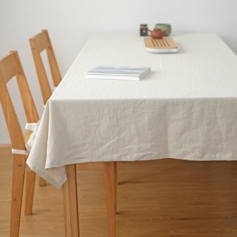 【立減$20】水洗棉麻餐桌布130*130cm Cotton Linen Tablecloth 130*130cm