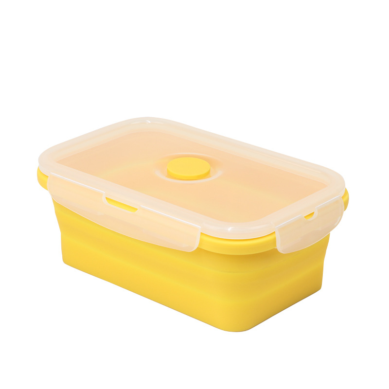 【50%OFF】硅膠折疊碗黃色550ml Silicone Collapsible Container 550ml