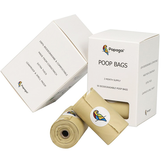 【50%OFF】全生物降解PLA環保狗狗拾便袋(90入) 100% Biodegradable Compostable Poop Bag (90p)