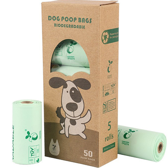 【50%OFF】全生物降解PLA環保狗狗拾便袋(50入) 100% Biodegradable Compostable Poop Bag (50p)