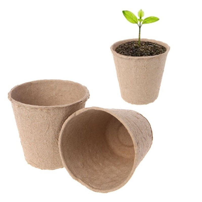 【50%OFF】可降解育苗盆(5個)6*6cm Biodegradable Plant Pot (5p) 6*6cm
