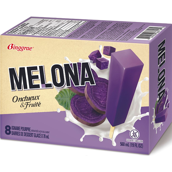 Binggrae Melona紫薯味冰棒(8入)560mll Binggare Melona Ice Block Purple Yam (8p) 560ml