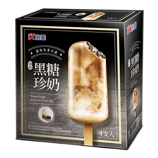 小美 黑糖珍奶冰棒(4支)320g