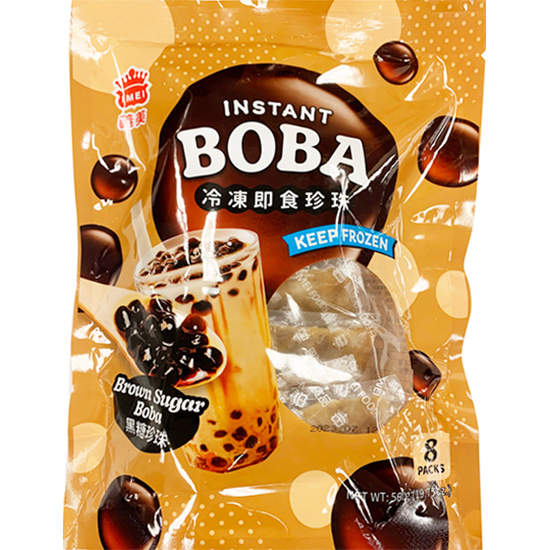 義美 冷凍即食珍珠(8入)560g I-Mei Frozen Instant Boba Brown Sugar (8p) 560g