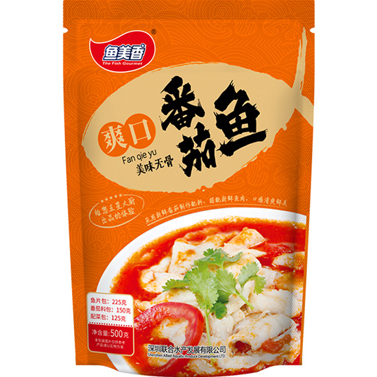 魚美香預製菜 冷凍無骨爽口番茄魚500g