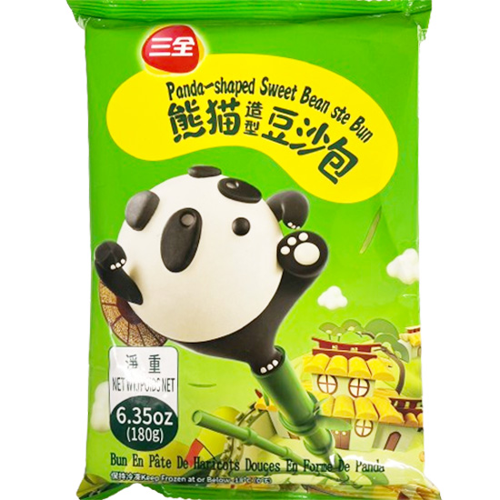 三全 熊貓豆沙包180g