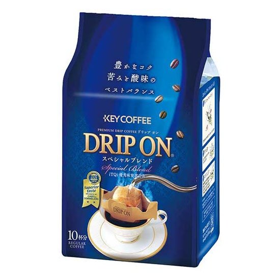 KEYCOFFEE 無糖濾掛黑咖啡(10入)