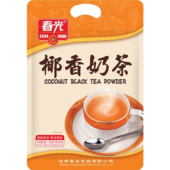 春光 椰香奶茶(20入)360g Chunguang Coconut Black Tea Powder (20p) 360g