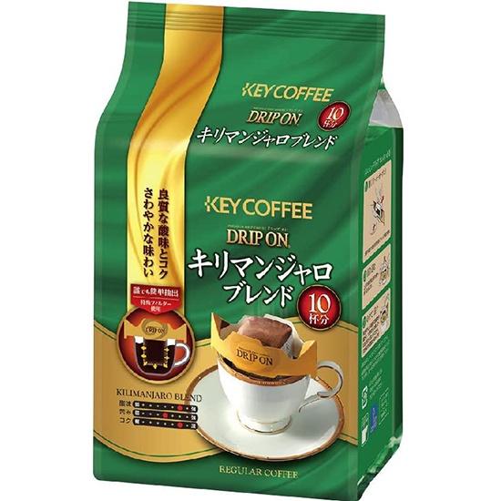 Key Coffee 濾掛乞力馬扎羅混合咖啡(10入)80g