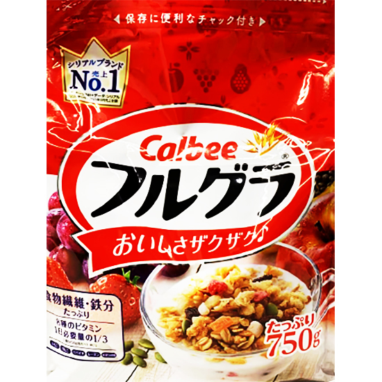Calbee 水果顆粒多種營養麥片750g Calbee Cereal With Dried Fruits 750g