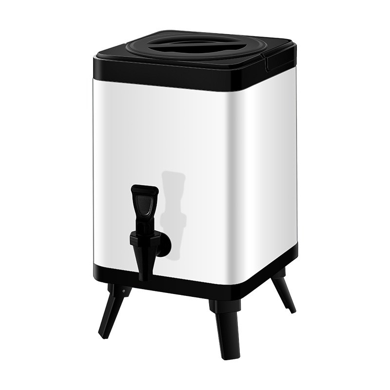 白色304不鏽鋼奶茶保溫桶12L 304 Stainless Steel Tea Warmer Dispenser 12L (White Color)