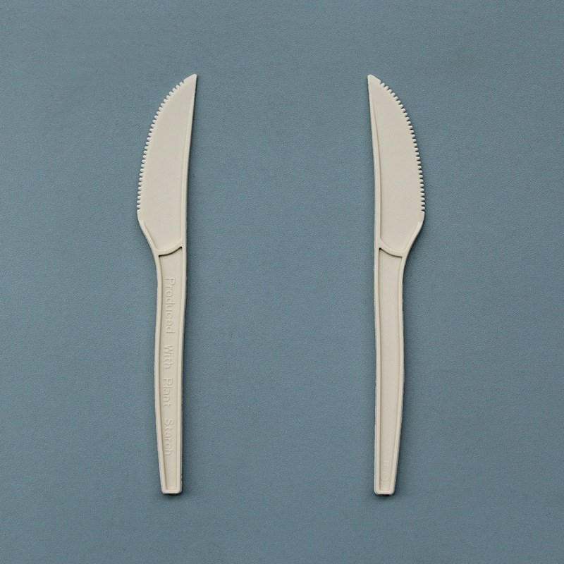 玉米澱粉 可降解刀子17cm(50個) Cornstarch Biodegradable Knife 17cm (50P)