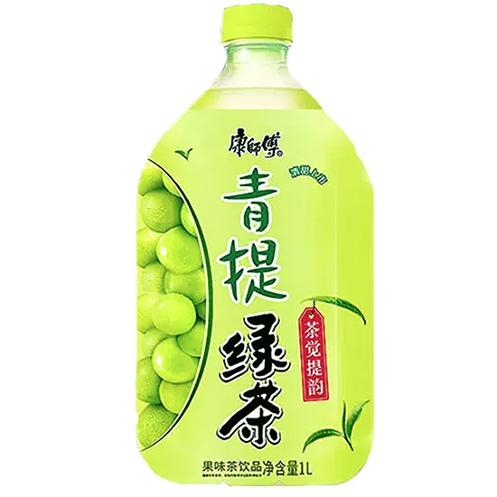 康師傅 青提綠茶飲料1L KSF Green Tea Drink Green Grape 1L