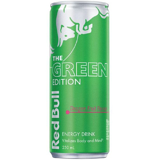 紅牛 綠版 火龍果味能量飲料250ml Red Bull Green Edition Energy Drink Dragon Fruit 250ml